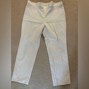 White Akris Punto Pants